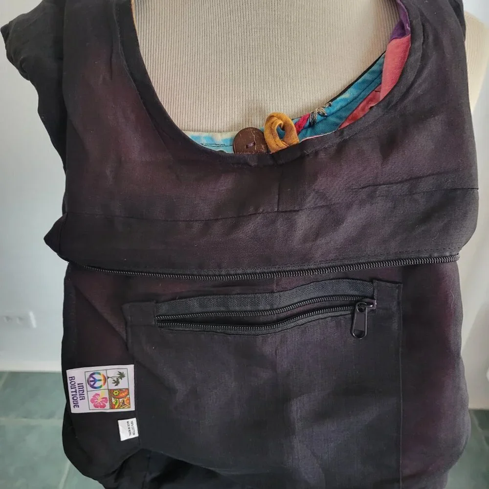 Boho Bag Multi Print Crossbody Patchwork Hippie Floral